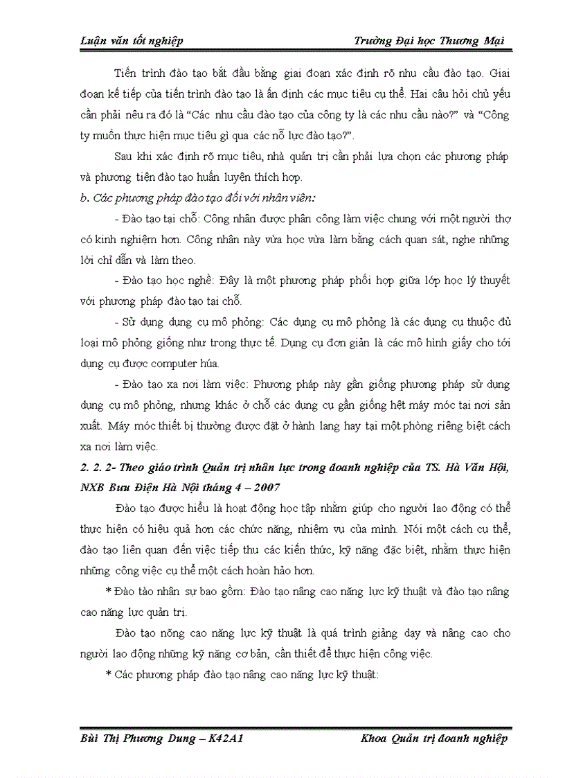 image for page Đẩy mạnh công tác đào tạo nhân viên tại công ty TNHH đầu tư phát triển thương mại Trường Thịnh 1