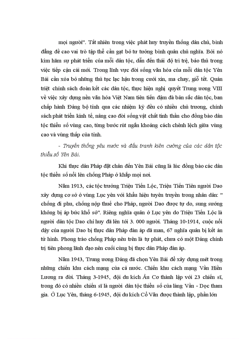 image for page Đổi mới việc thực hiện chính sách dân tộc ở tỉnh Yên Bái hiện nay