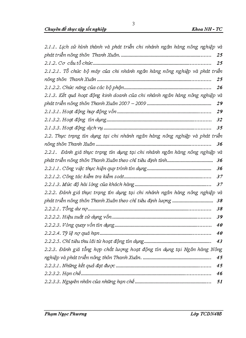 image for page Nâng cao chất lượng tín dụng tại NHNo PTNT chi nhánh Thanh Xuân