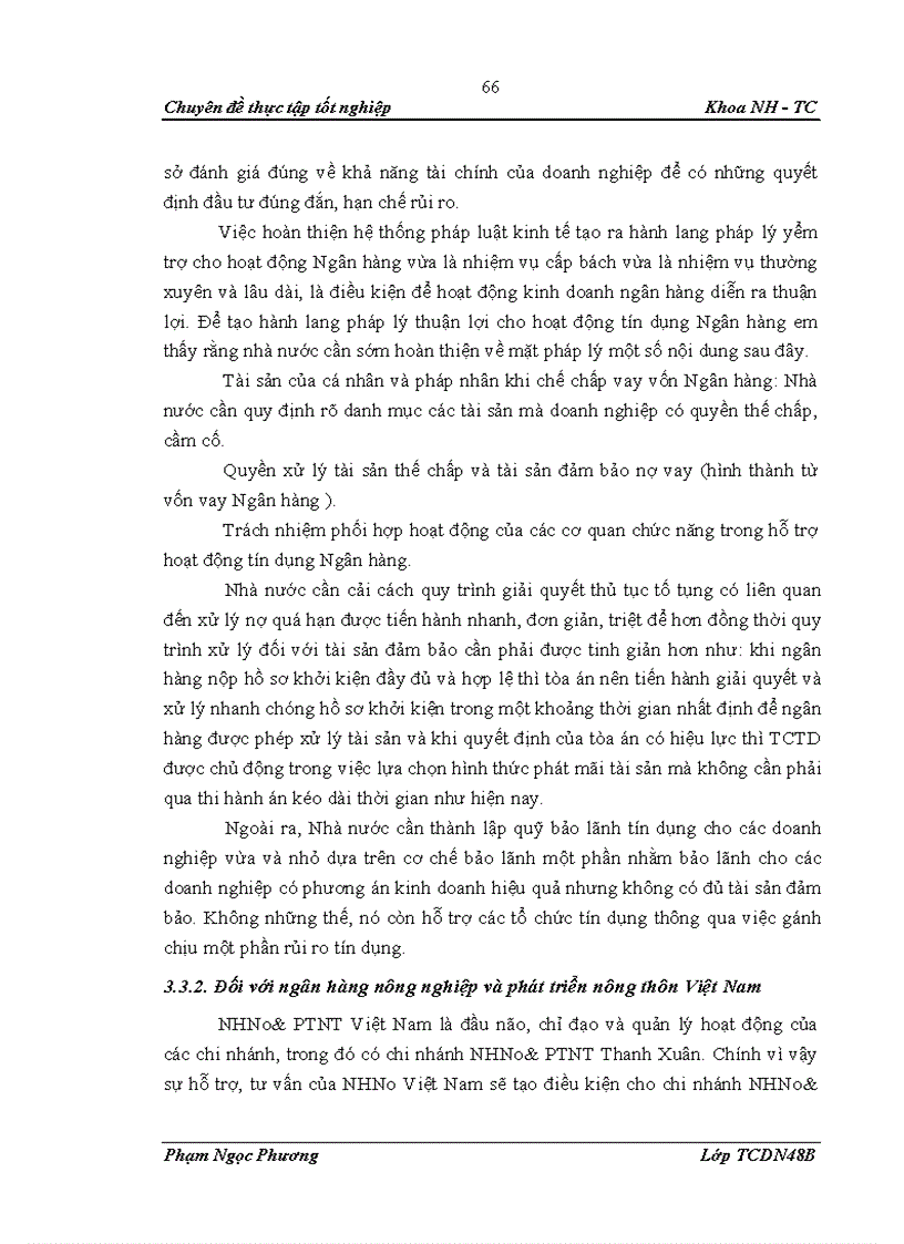 image for page Nâng cao chất lượng tín dụng tại NHNo PTNT chi nhánh Thanh Xuân