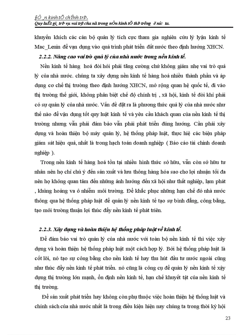 image for page Quy luật giá trị và vai trò của nó trong nền kinh tế thị trường ở nước ta 1