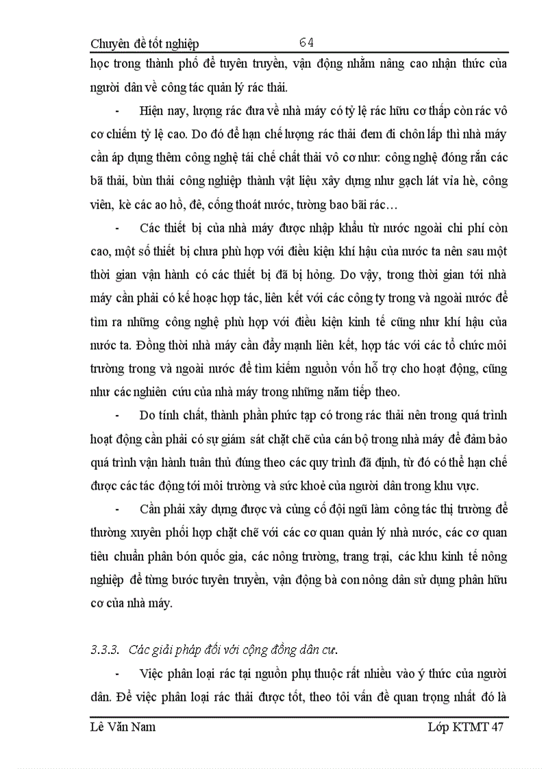 image for page Đánh giá hiệu quả hoạt động của nhà máy xử lý rác thải sinh hoạt làm phân bón hữu cơ Cầu Diễn Hà Nội 1