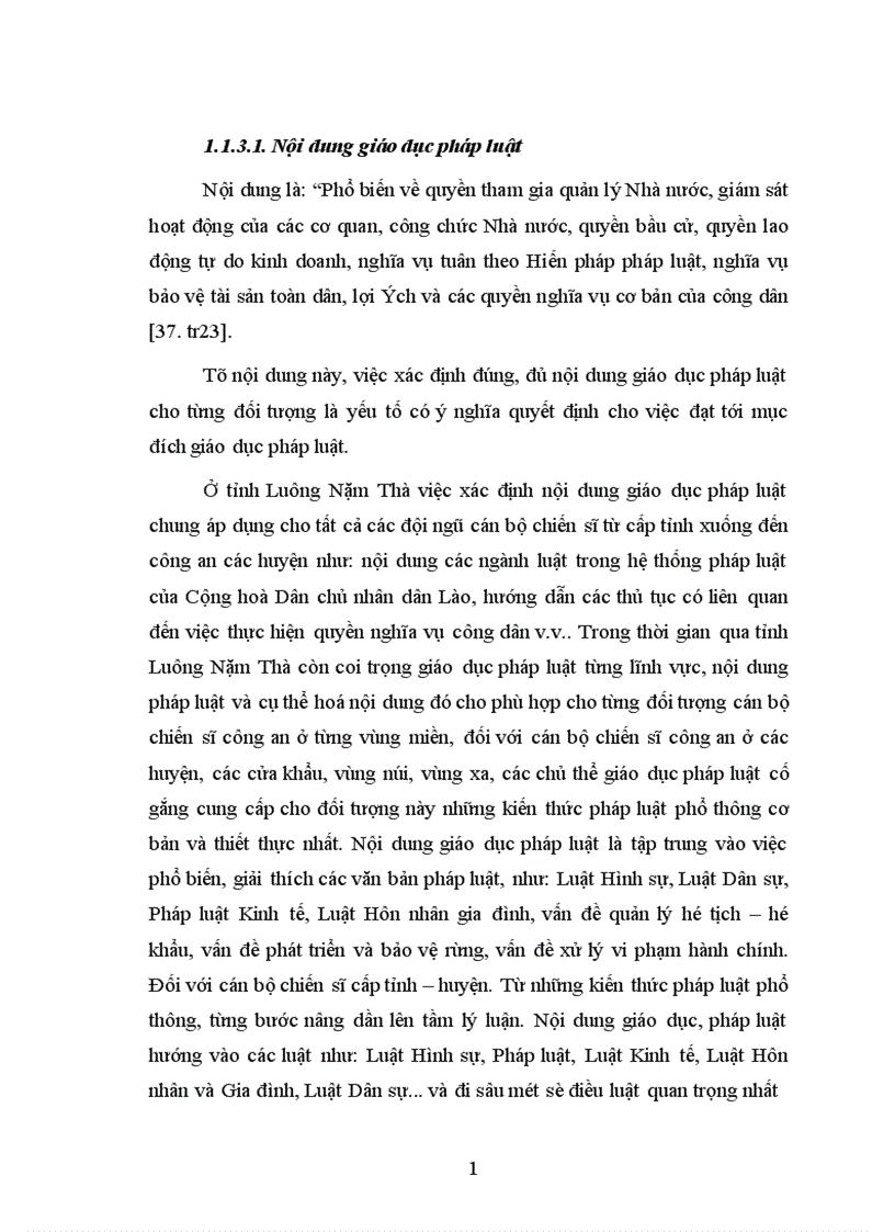 image for page Giáo dục pháp luật đối với cán bộ chiến sĩ công an tỉnh Luông Nậm Thà Cộng hoà Dân chủ Nhân dân Lào 1