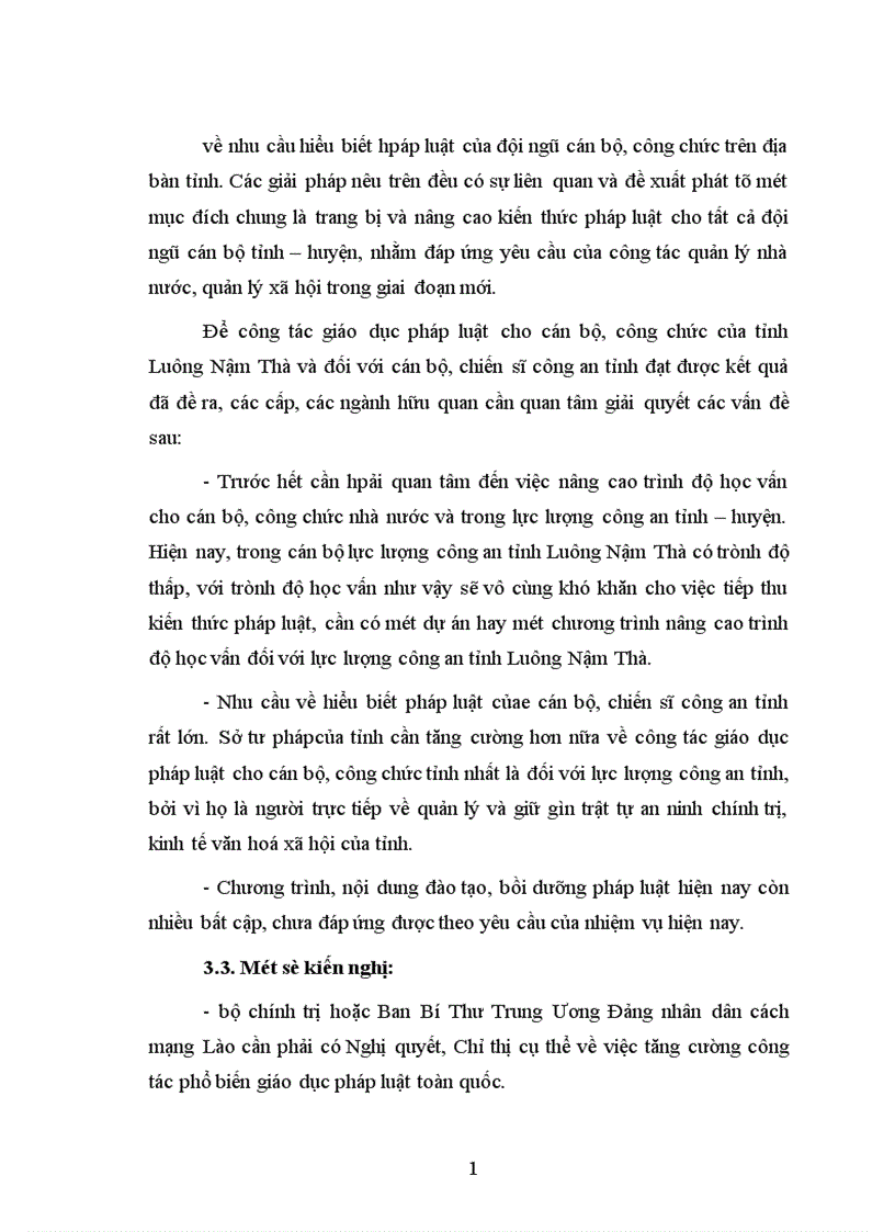 image for page Giáo dục pháp luật đối với cán bộ chiến sĩ công an tỉnh Luông Nậm Thà Cộng hoà Dân chủ Nhân dân Lào 1