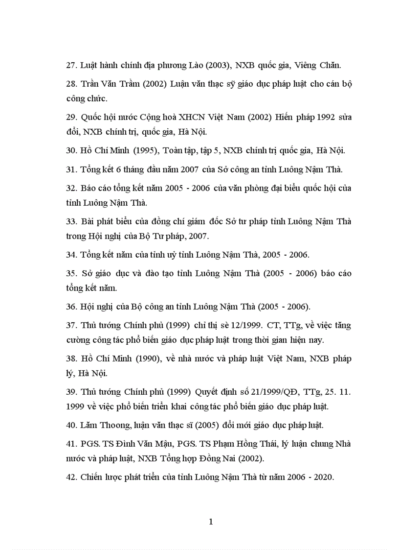 image for page Giáo dục pháp luật đối với cán bộ chiến sĩ công an tỉnh Luông Nậm Thà Cộng hoà Dân chủ Nhân dân Lào 1