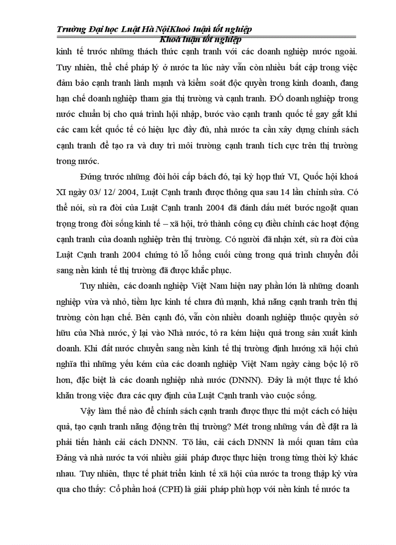 image for page Cổ phần hoá doanh nghiệp nhà nước Giải pháp hữu hiệu đưa Luật Cạnh tranh vào cuộc sống 1