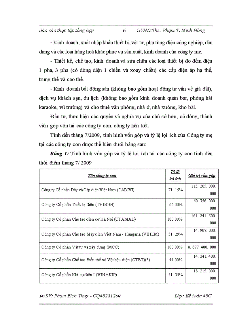 image for page Tổ chức bộ máy kế toán và hệ thống kế toán tại Tổng Công ty thiết bị điện Việt Nam