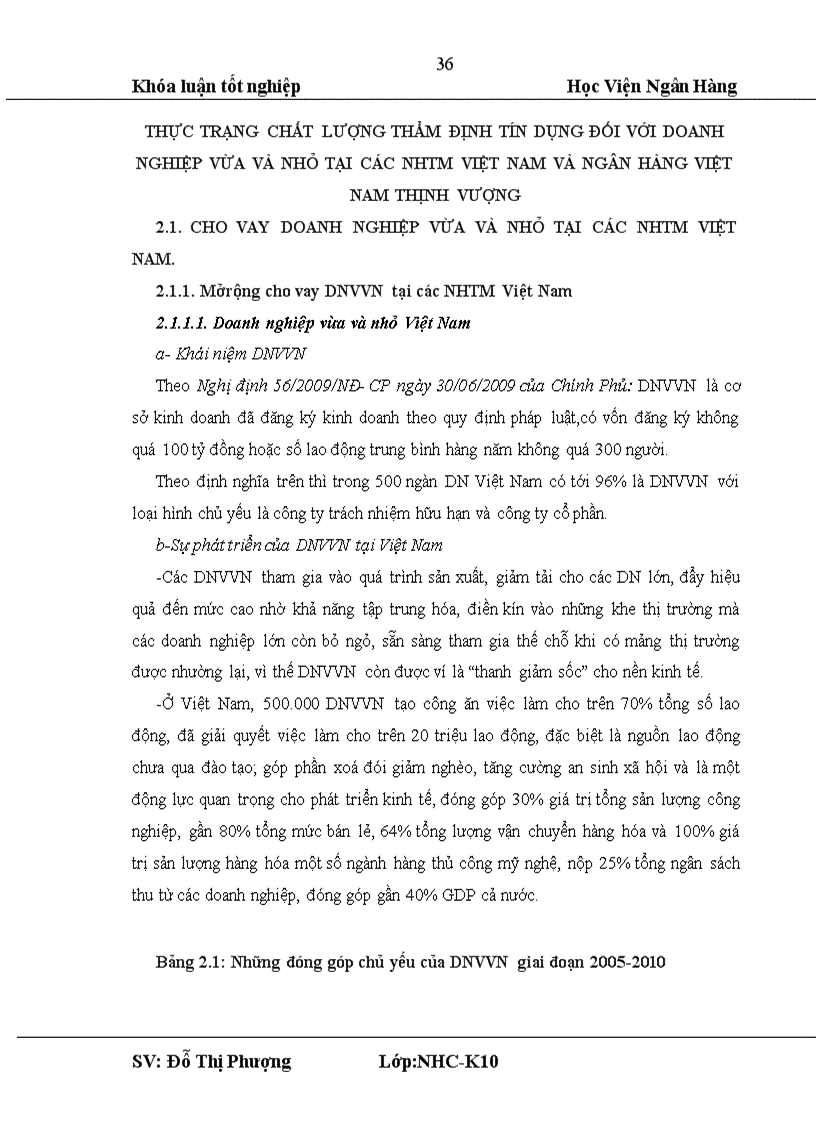 image for page Giải pháp nâng cao chất lượng thẩm định tín dụng đối với doanh nghiệp vừa và nhỏ tại Ngân hàng Việt Nam Thịnh Vượng 1