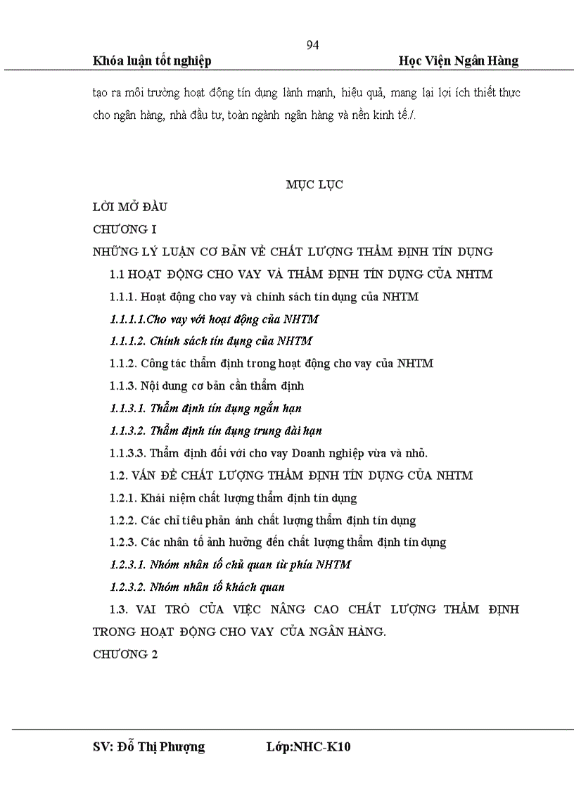 image for page Giải pháp nâng cao chất lượng thẩm định tín dụng đối với doanh nghiệp vừa và nhỏ tại Ngân hàng Việt Nam Thịnh Vượng 1