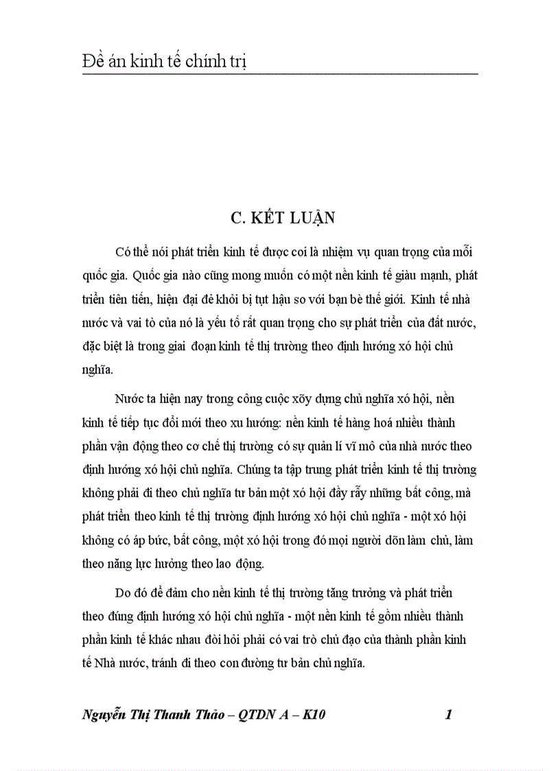 image for page Kinh tế Nhà nước và vai trò của nó trong nền kinh tế thị trường ở nước ta 1