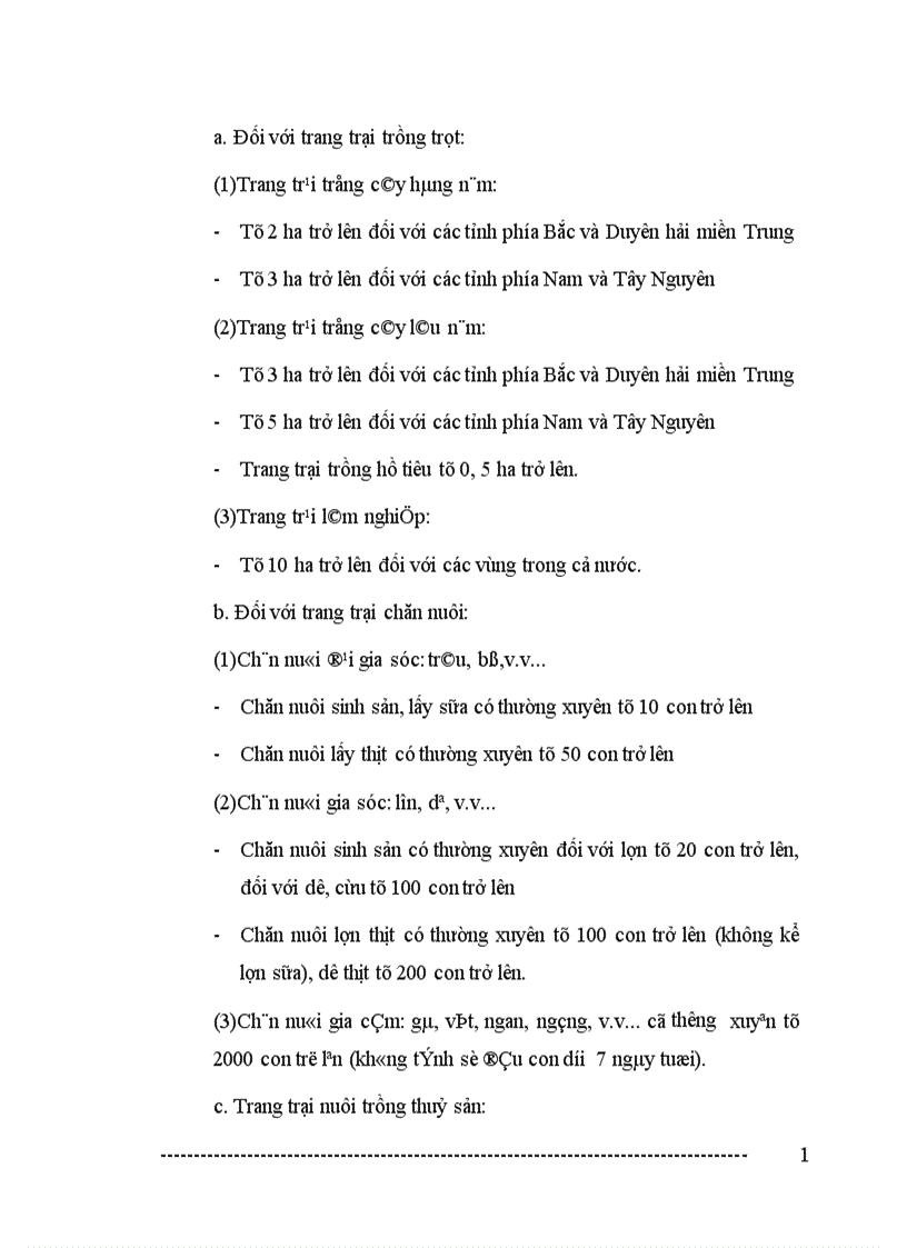 image for page Các giải pháp phát triển kinh tế trang trại vùng đồng bằng sông Hồng đến năm 2010 1