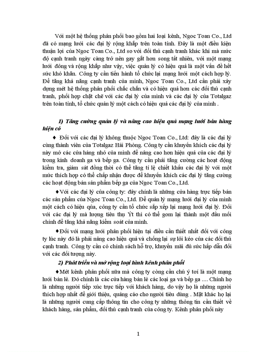 image for page Giải pháp nâng cao khả năng cạnh tranh trong lĩnh vực kinh doanh Gaz và Bếp ga ở Công ty TNHH Thương mại và Dịch vụ Ngọc Toản 1