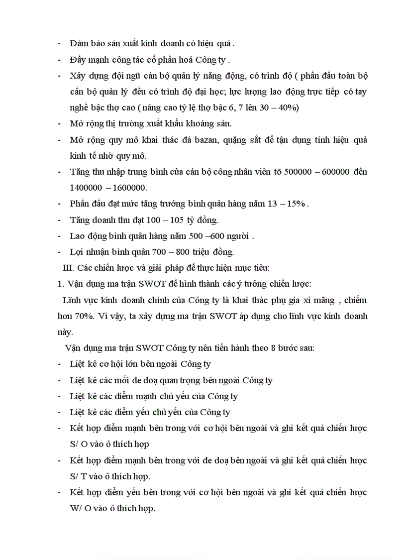 image for page Hoạch định chiến lược kinh doanh cho Công ty Khoáng sản Xây dựng Phụ gia xi măng Thanh Hoá 1