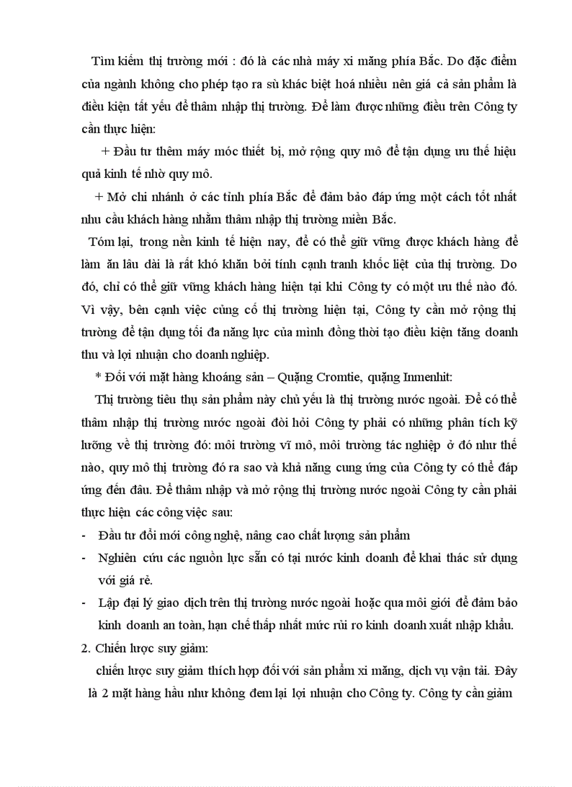 image for page Hoạch định chiến lược kinh doanh cho Công ty Khoáng sản Xây dựng Phụ gia xi măng Thanh Hoá 1