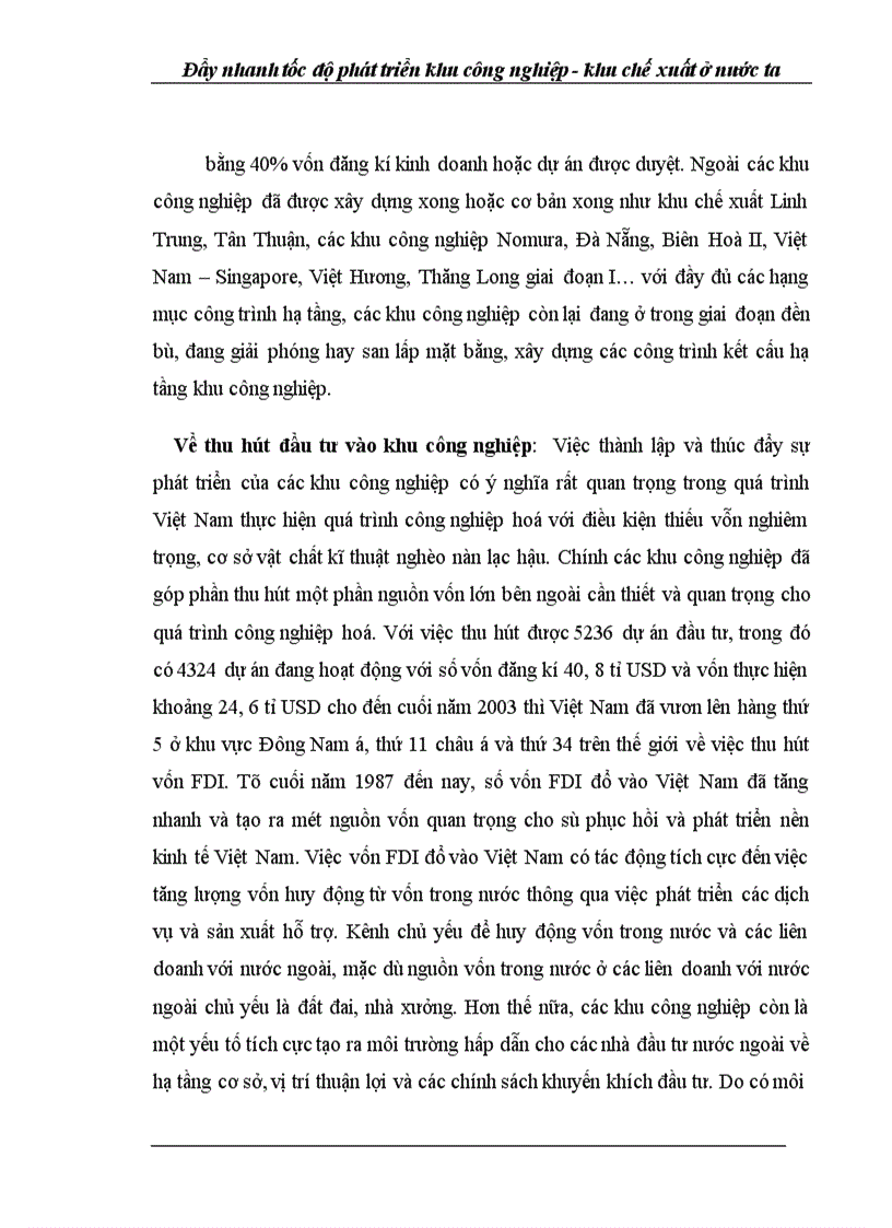 image for page Thúc đẩy tốc độ phát triển khu công nghiệp khu chế xuất ở nước ta