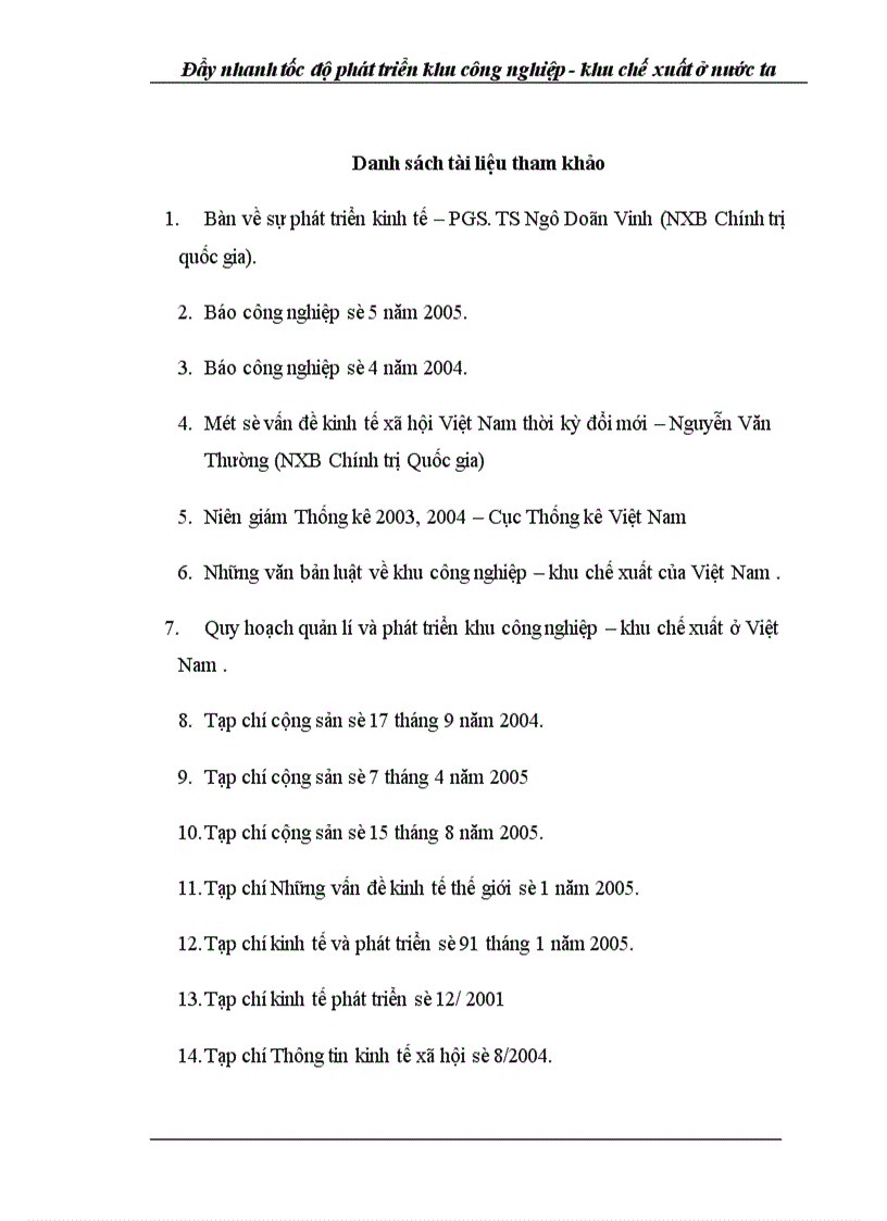 image for page Thúc đẩy tốc độ phát triển khu công nghiệp khu chế xuất ở nước ta