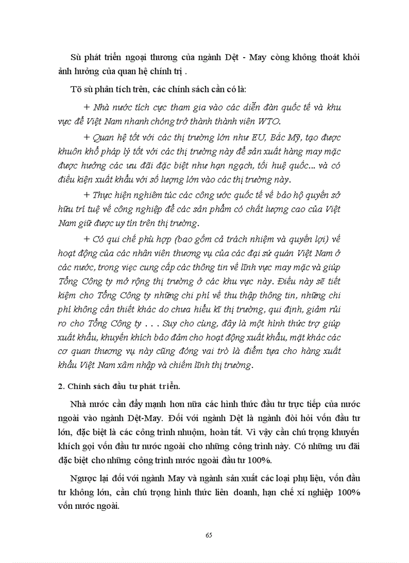 image for page Đẩy mạnh xuất khẩu hàng may mặc ở Tổng Công ty Dệt May Việt Nam