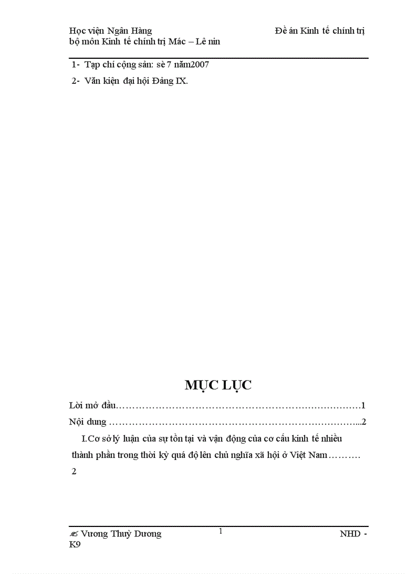 image for page Cơ cấu kinh tế nhiều thành phần trong thời kỳ quá độ lên Chủ nghĩa xã hội ở Việt Nam