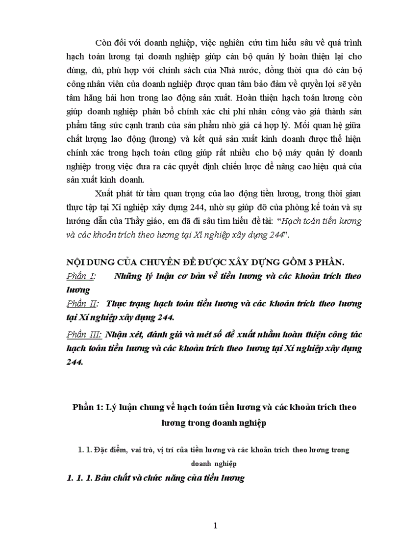 image for page Hạch toán tiền lương và các khoản trích theo lương tại Xí nghiệp xây dựng 244 1