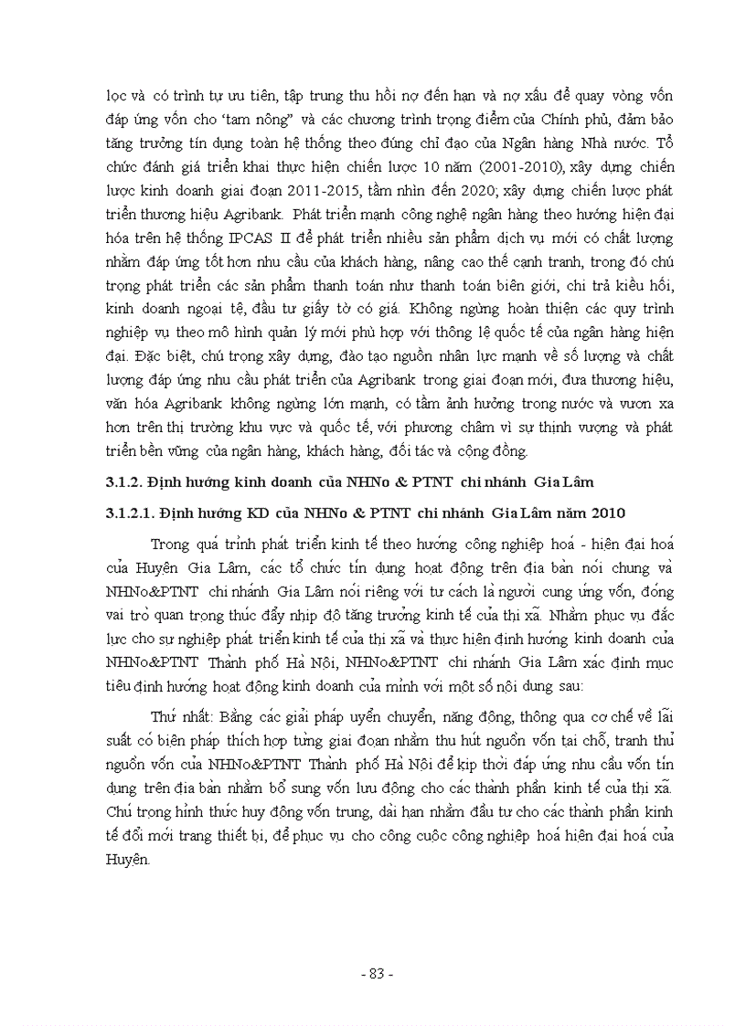 image for page Nâng cao chất lượng cho vay tiêu dùng tại Ngân hàng nông nghiệp và phát triển nông thôn Gia Lâm 1