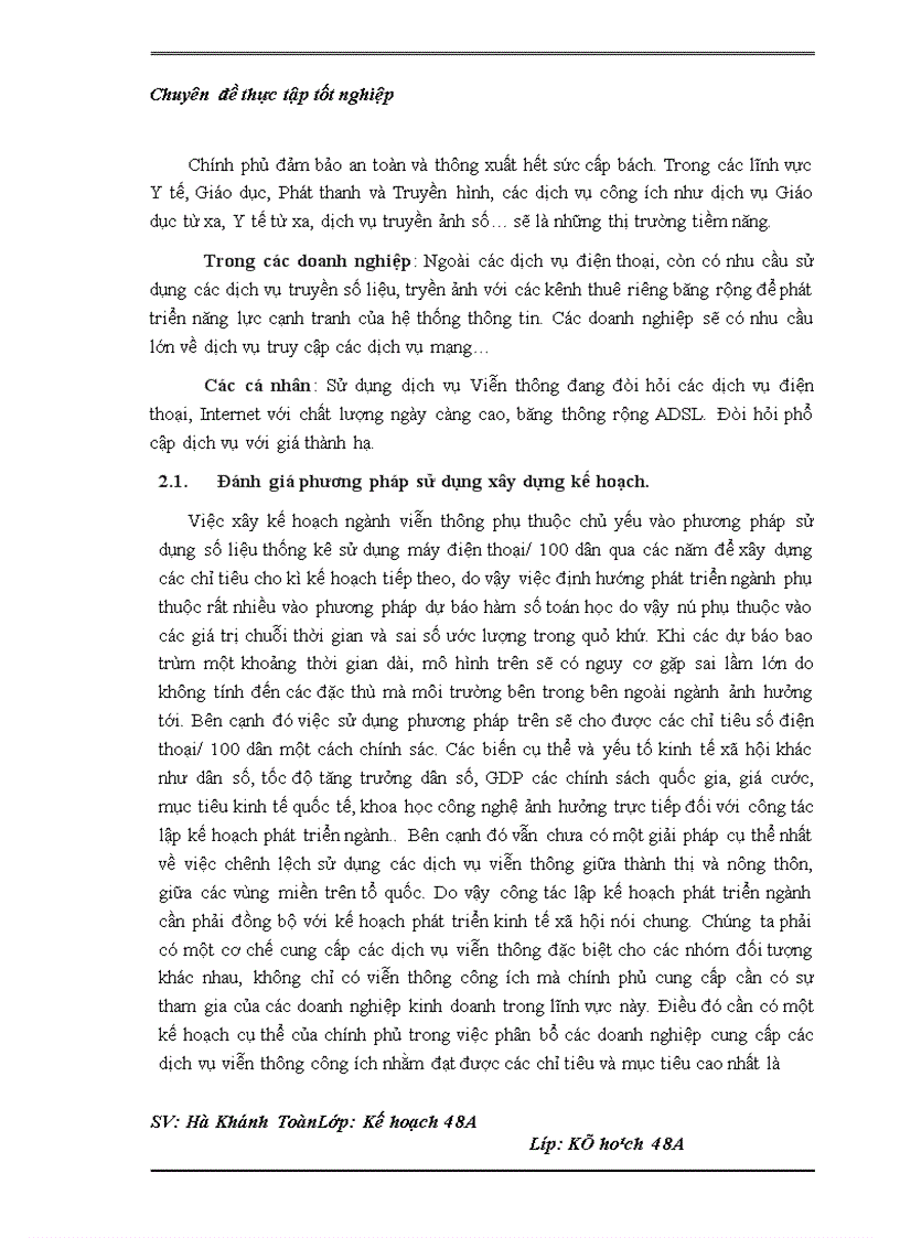 image for page Hoàn thiện công tác lập kế hoạch ngành viễn thông tới năm 2020 1