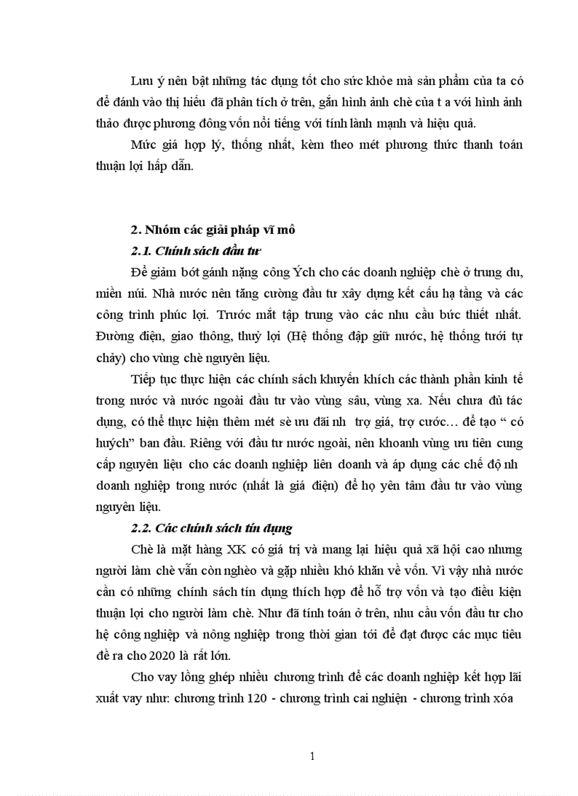 image for page Một số giải pháp nâng cao giá trị chè xuất khẩu và mở rộng thị trường xuất khẩu chè tại Công ty Xuất nhập khẩu Lạng Sơn 1