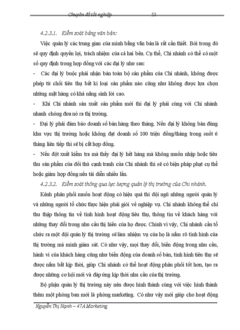 image for page Phân tích và đánh giá thực trạng hệ thống kênh phân phối của chi nhánh Vissan Hà Nội