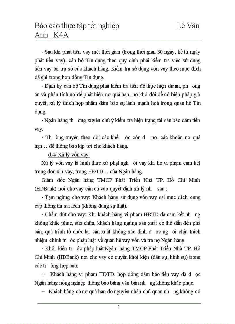 image for page Báo cáo thực tập tốt nghiệp tại Ngân hàng TMCP Phát Triển Nhà TP Hồ Chí Minh HDBank
