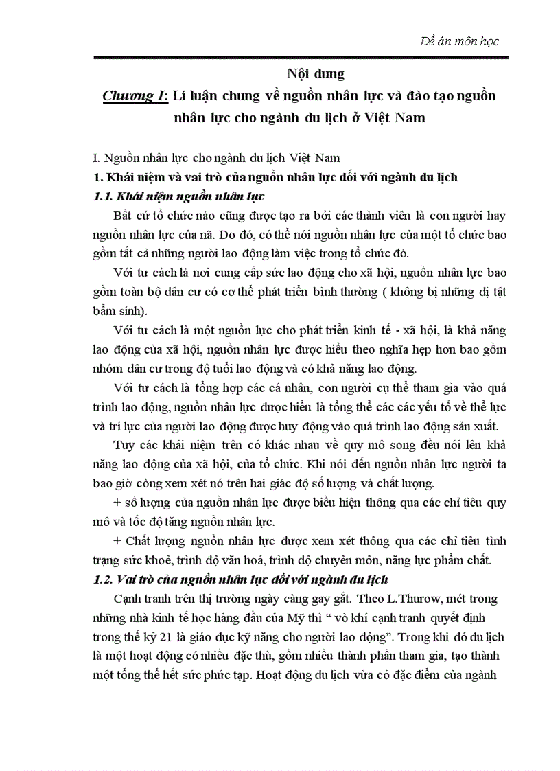 image for page Thực trạng đào tạo nguồn nhân lực cho ngành du lịch Việt Nam 1