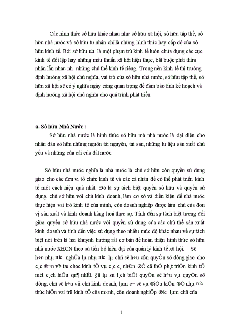 image for page Các hình thức sở hữu trong nền kinh tế thị trường định hướng XHCN ở nước ta