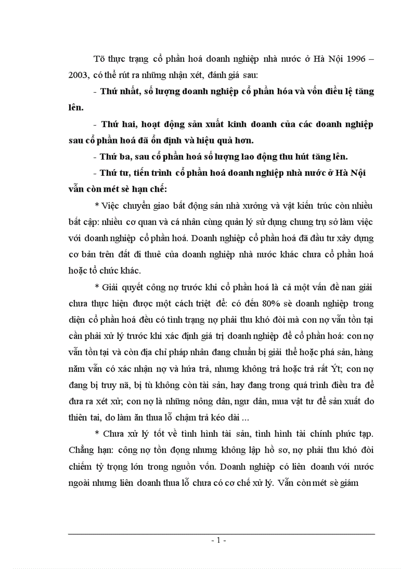 image for page Cổ phần hoá doanh nghiệp nhà nước trên địa bàn Hà Nội 1
