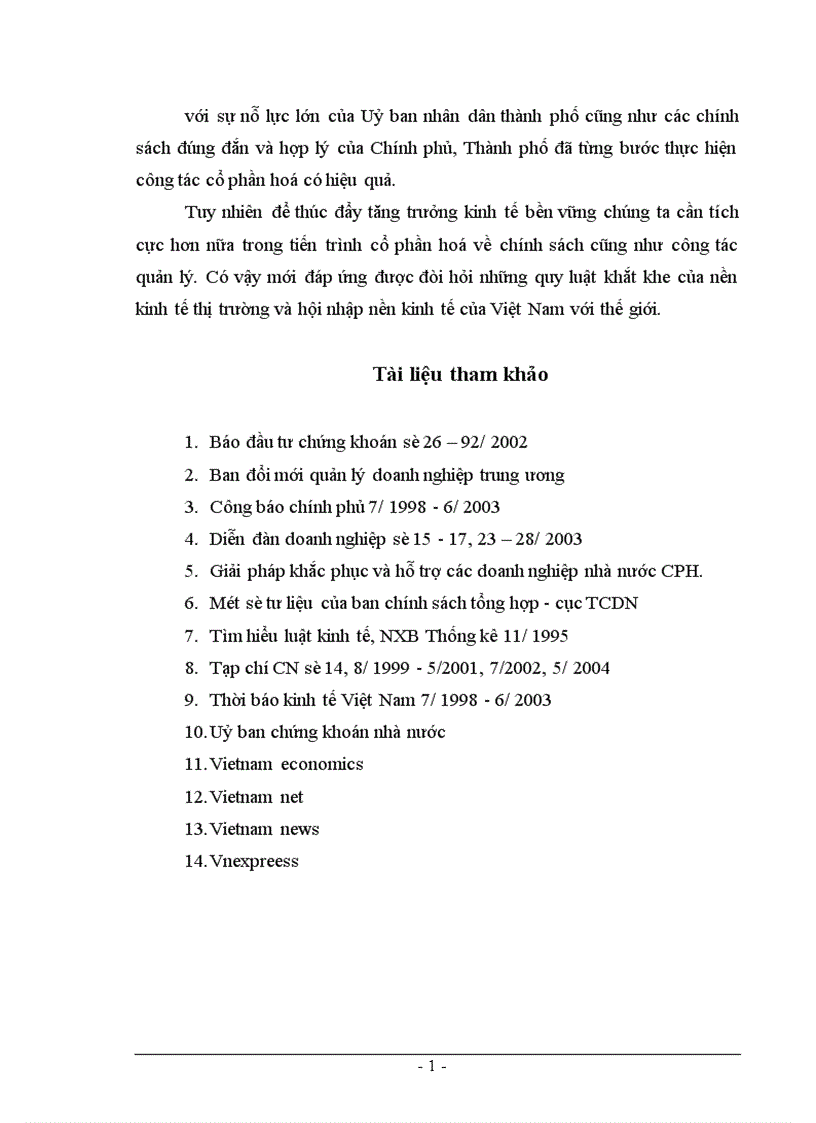 image for page Cổ phần hoá doanh nghiệp nhà nước trên địa bàn Hà Nội 1