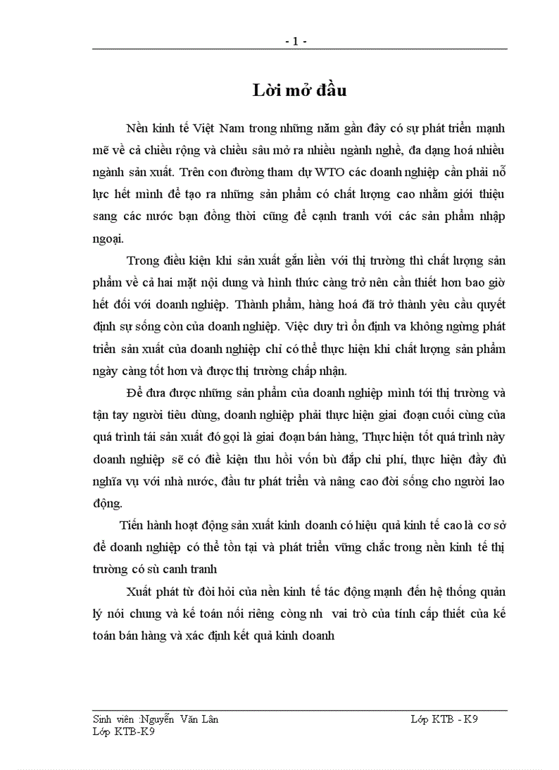 image for page Hoàn thiện công tác kế toán bán hàng và xác định kết quả kinh doanh tại công ty cổ phần thương mại Hoa Nam 1