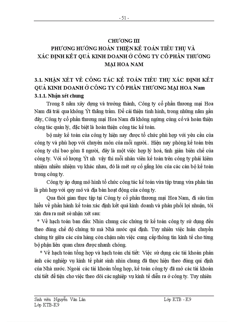 image for page Hoàn thiện công tác kế toán bán hàng và xác định kết quả kinh doanh tại công ty cổ phần thương mại Hoa Nam 1