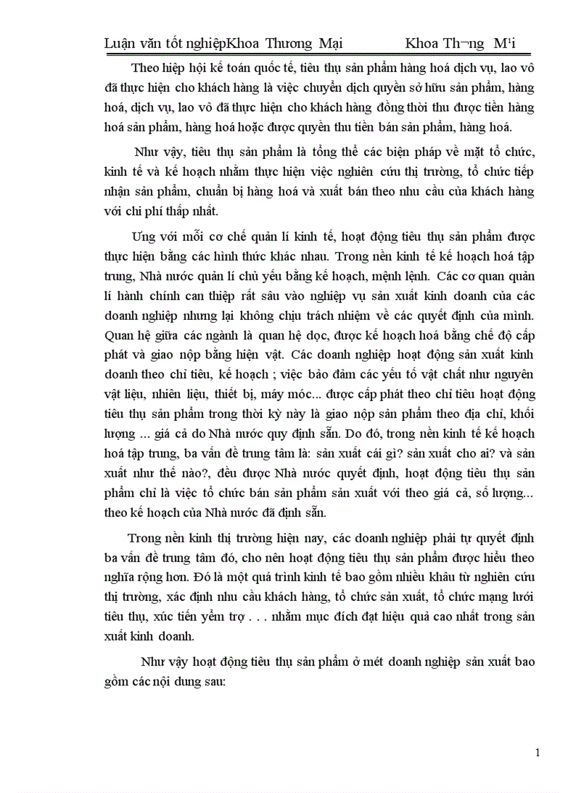 image for page Một số biện pháp đẩy mạnh hoạt động tiêu thụ sản phẩm ở công ty thực phẩm miền Bắc 1