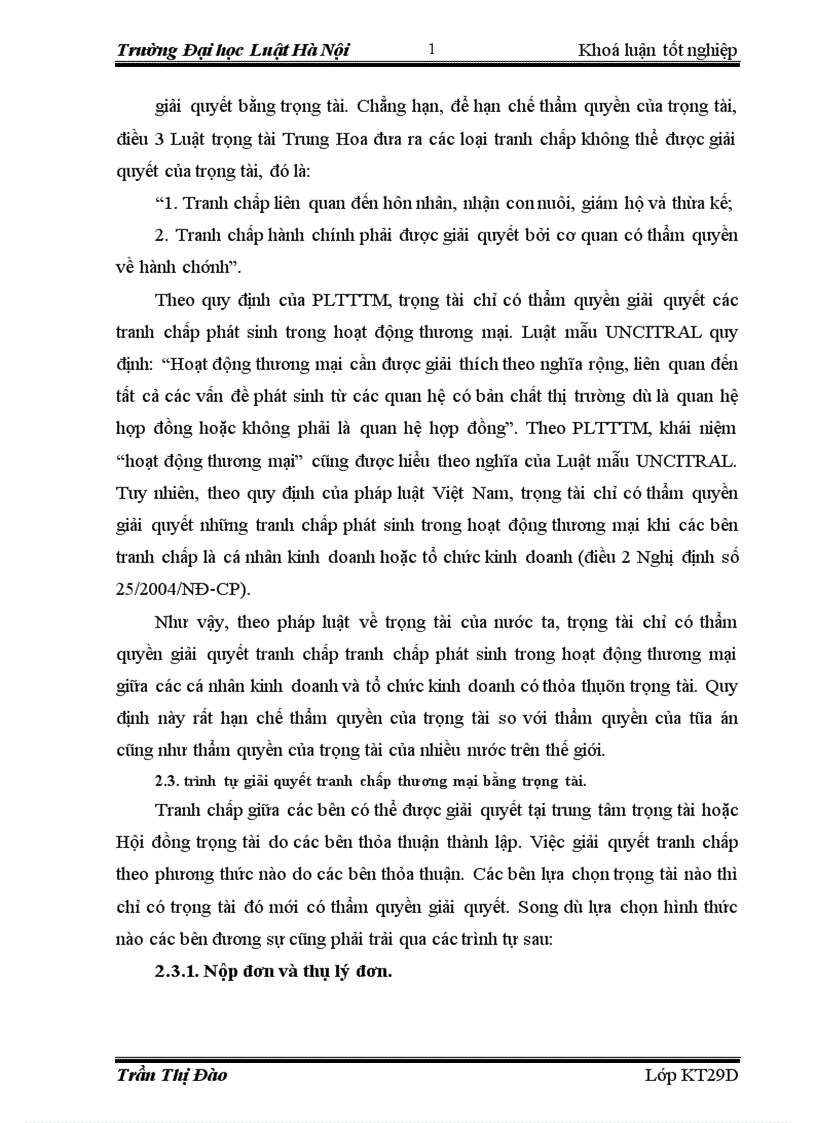 image for page Giải quyết tranh chấp thương mại bằng trọng tài theo pháp luật hiện hành 1