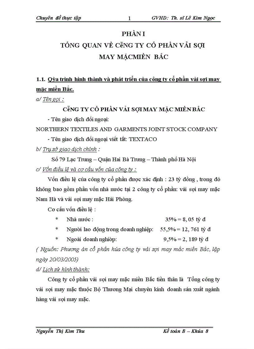 image for page Hoàn thiện kế toán tiêu thụ thành phẩm và xác định kết quả tiêu thụ thành phẩm tại công ty cổ phần vải sợi miền Bắc