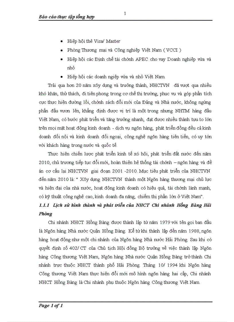 image for page Nâng cao chất lượng tín dụng trung và dài hạn tại Ngân hàng Công thương Chi nhánh Hồng Bàng Hải Phòng