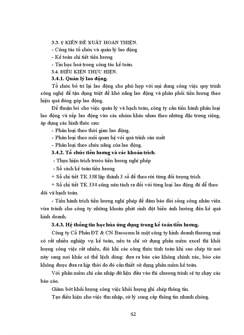 image for page Hoàn thiện công tác kế toán lao động tiền lương và các khoản trích theo lương tại Công ty Cổ Phần Đầu tư Công Nghệ Basscom 1