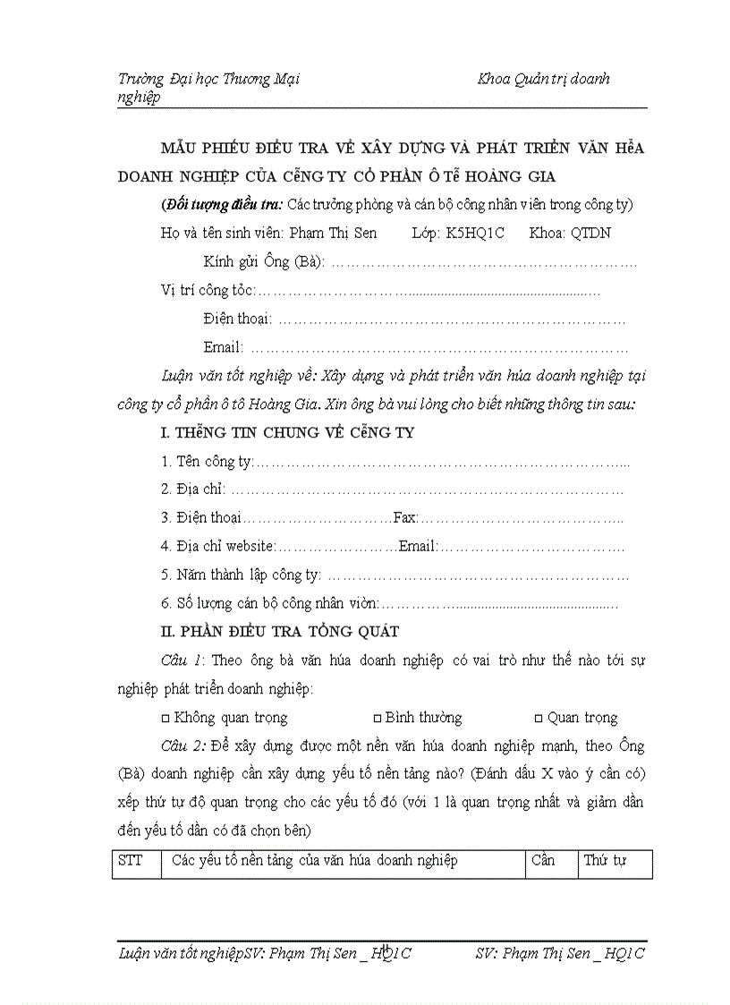 image for page Xây dựng và phát triển văn hóa doanh nghiệp của công ty cổ phần ô tô Hoàng Gia