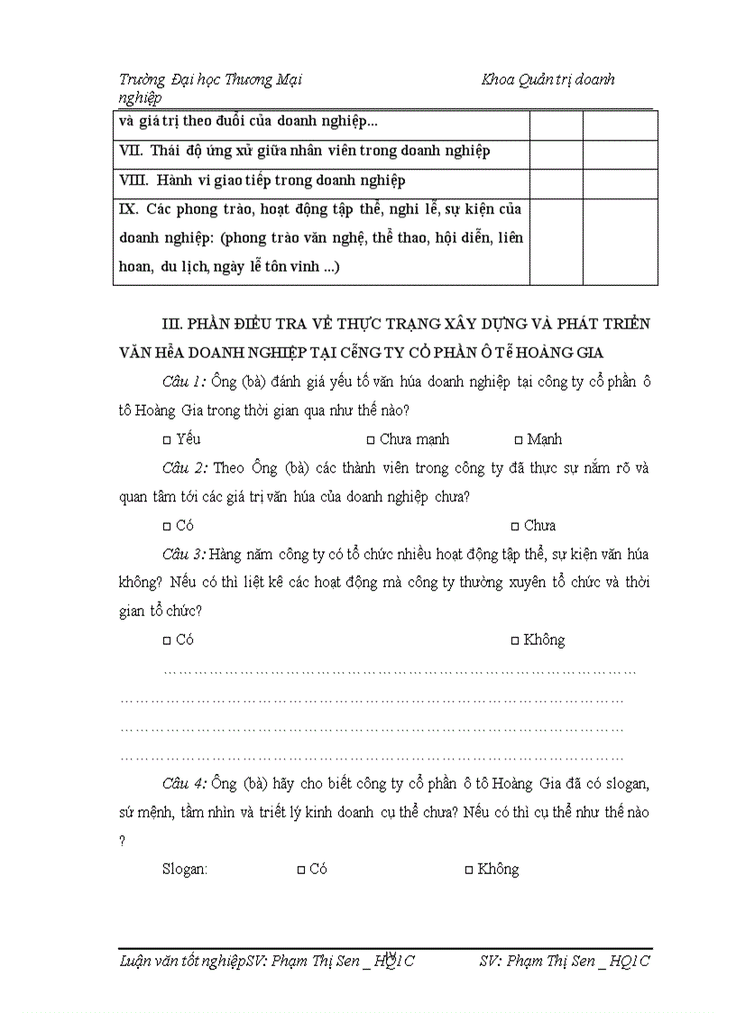 image for page Xây dựng và phát triển văn hóa doanh nghiệp của công ty cổ phần ô tô Hoàng Gia