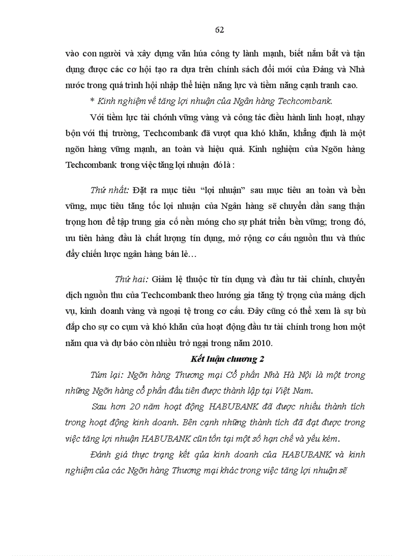 image for page Giải pháp tăng lợi nhuận từ hoạt động kinh doanh của Ngân hàng Thương mại Cổ phần Nhà Hà Nội 1