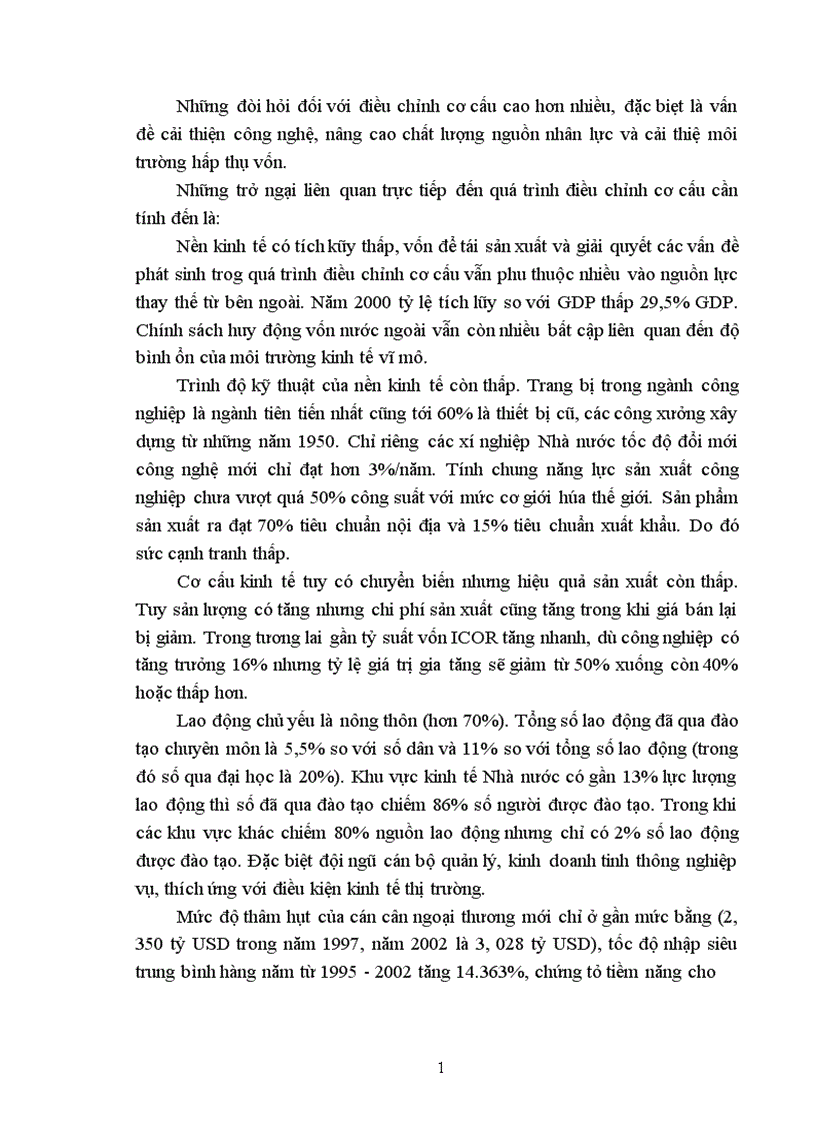 image for page Mối quan hệ giữa tăng trưởng kinh tế và chuyển dịch cơ cấu kinh tế ngành từ nay đến 2020 1
