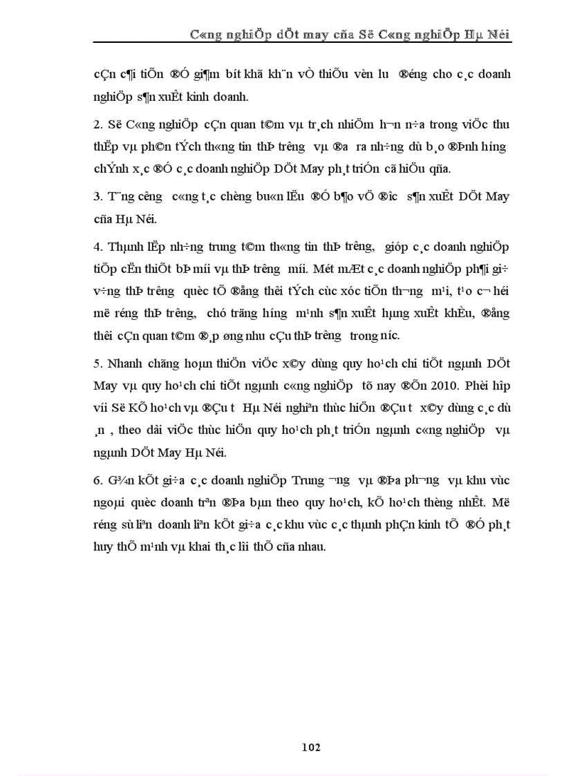 image for page Tình hình đầu tư phát triển ngành Công nghiệp Dệt May quốc doanh thuộc Sở Công nghiệp Hà Nội 1