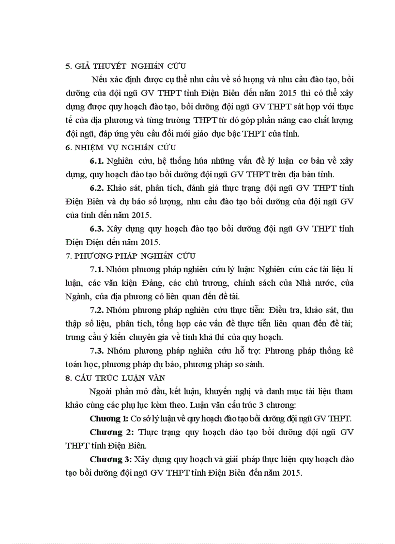 image for page Quy hoạch đào tạo bồi dưỡng đội ngũ giáo viên Trung học Phổ thông tỉnh Điện Biên đến năm 2015 1