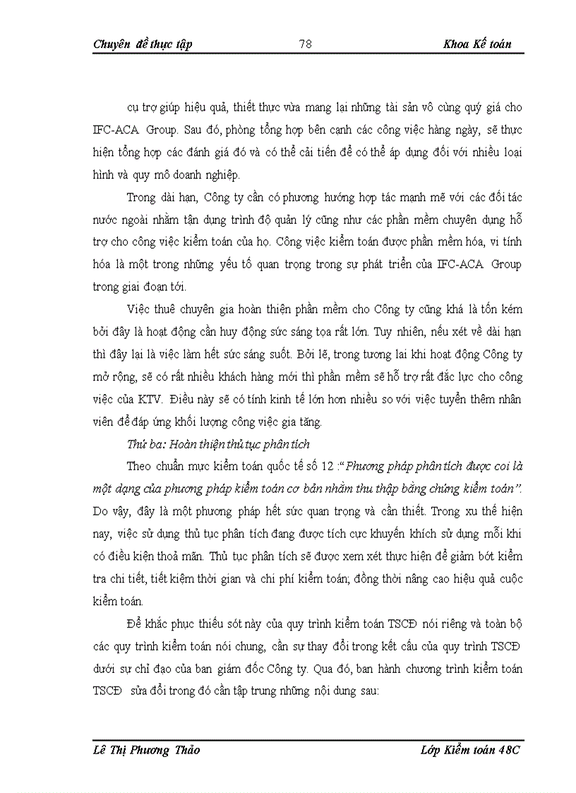 image for page Tìm hiểu kiểm toán khoản mục tài sản cố định trong kiểm toán báo cáo tài chính do công ty kiểm toán và tư vấn tài chính ifc aca group thực hIỆN 1