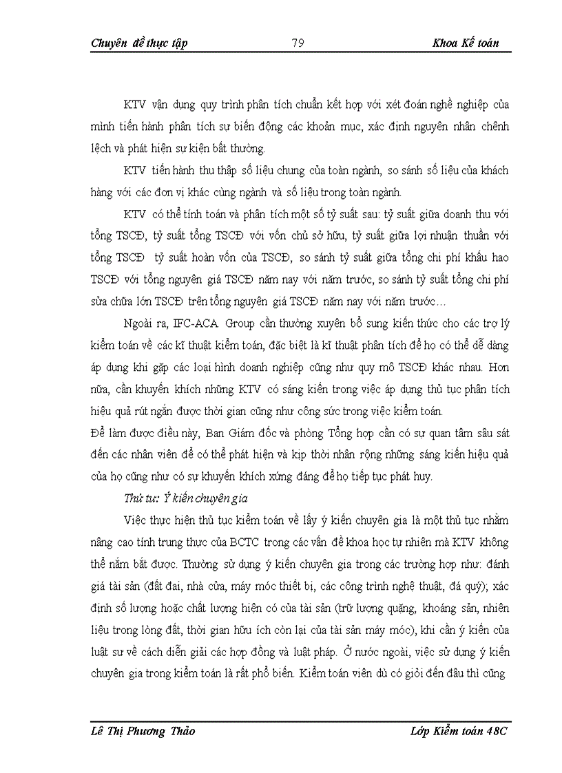 image for page Tìm hiểu kiểm toán khoản mục tài sản cố định trong kiểm toán báo cáo tài chính do công ty kiểm toán và tư vấn tài chính ifc aca group thực hIỆN 1