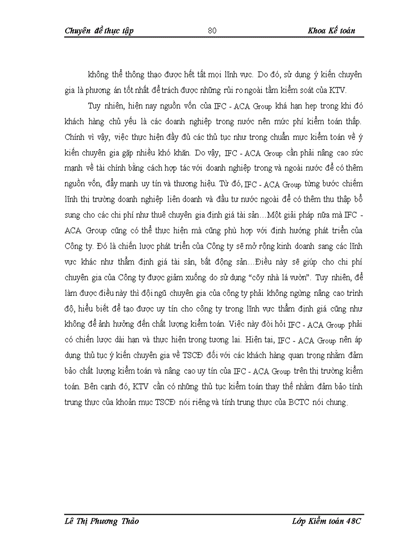 image for page Tìm hiểu kiểm toán khoản mục tài sản cố định trong kiểm toán báo cáo tài chính do công ty kiểm toán và tư vấn tài chính ifc aca group thực hIỆN 1