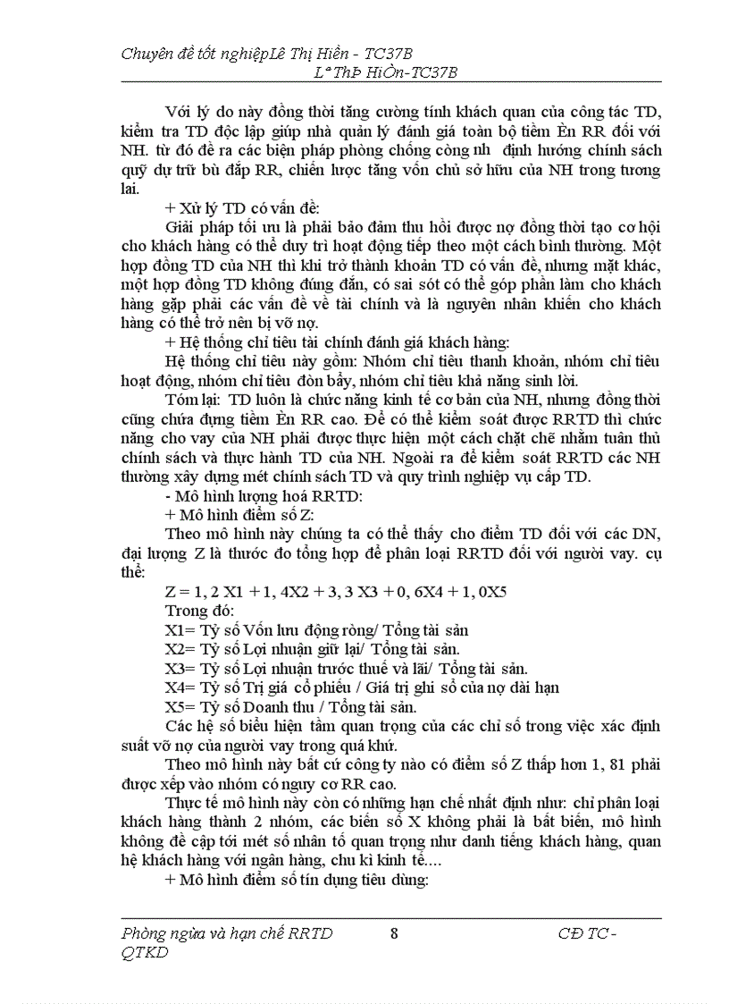 image for page Giải pháp phòng ngừa và hạn chế rủi ro tín dụng tại NHNo PTNT Huyện Như Xuân Tỉnh Thanh Hoá 1