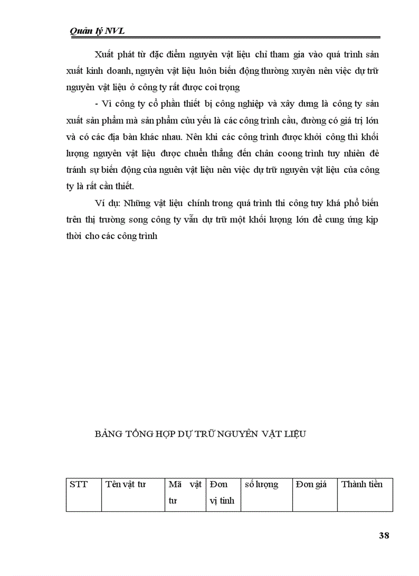 image for page Công tác quản lý nguyên vật liệu tại công ty Cổ phần thiết bị công nghiệp và xây dựng 1